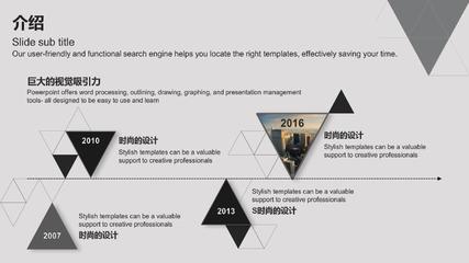 精品推薦 2016年歐美大氣建筑設計房地產PPT模板，賦能企業營銷策劃